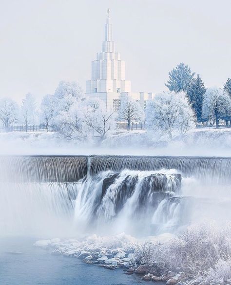 Idaho Falls, Idaho temple Karnataka Shiva Temple, Lds Temple Wallpaper, Temples Lds, Taylorsville Utah Temple, Los Angeles Temple Lds, Lds Pictures, Lds Temple Art, Idaho Falls Temple, Temple Lds