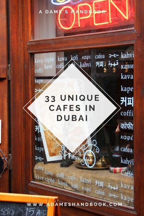 35 Best and Unique Cafes In Dubai Cafes In Dubai, Dubai Coffee, Cafe Dubai, Dubai Nightlife, Things To Do In Dubai, Dubai Travel Guide, Dubai Tourism, Unique Cafe, Cute Coffee Shop