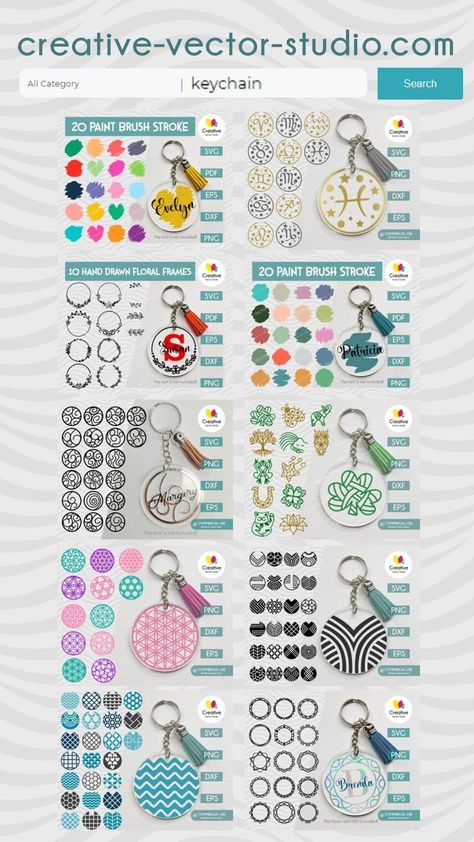 #acrylickeychainsvg, #circleframesvg #keyringpattern #keychainpattern #roundkeychainsvg #summerkeychainsvg #geometrickeychainsvg #zodiackeychainsvg #mandalakeychainsvg #brushstrokesvg Round Keychain Svg, Alien Craft, Keychain Svg, Keychain Display, Round Keychain, Idee Cricut, Keychain Craft, Svg Bundles, Svg Ideas