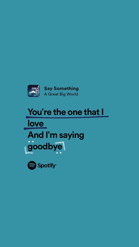 Is There Anybody Out There, Spotify Lyrics, Trust Issues, Youre The One, Something Big, Say Anything, Song Quotes, Say Something, Music Quotes