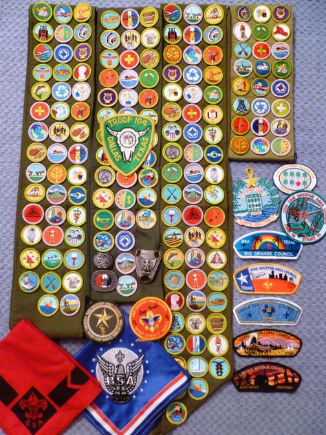 Whoa talk about dedication. #BSA #Patches #Patch work #embroidery #custom patch Boy Scout Badges, Boy Scouts Merit Badges, Embroidery Custom, Adventure Decor, Sew Your Own Clothes, Scout Badges, Army Reserve, Custom Patch, Sam Houston