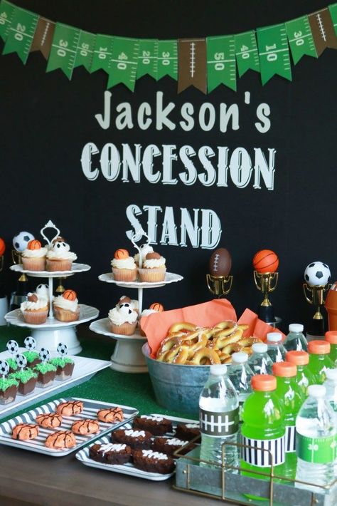 Football Themed Birthday Party, Football Theme Birthday, Football First Birthday, Sports Theme Birthday, Boys First Birthday Party Ideas, Boys 1st Birthday Party Ideas, Sports Birthday Party, Football Birthday Party, Boy Birthday Party Themes