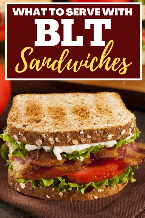 Transform your BLT sandwich into an unforgettable meal with these 12 savory side dishes. From macaroni salad to crispy potato chips, these sides are sure to delight. Quick Easy Summer Side Dishes, Sides To Go With Blt Sandwiches, What Goes Good With Blt Sandwich, The Best Blt Sandwiches, Blt Ideas Sandwiches, Blt Sides Ideas, Sides To Sandwiches, Best Bread For Blt Sandwich, What To Serve With Blt Sandwich