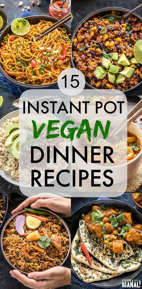 Vegan Diner, Pasti Fit, Instant Pot Dinner, Instant Pot Vegan, Vegan Instant Pot, Dinners Easy, Vegan Instant Pot Recipes, Arroz Frito, Pot Recipes Easy