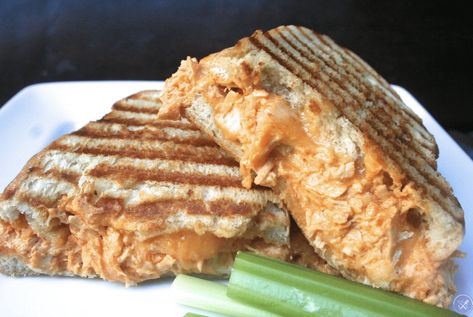 Chicken Breast Dinner Recipes - Thedelite Chicken Panini Recipes, Buffalo Chicken Panini, Buffalo Chicken Sandwich, Chicken Breast Recipes Dinners, Panini Recipes Chicken, Buffalo Ranch Chicken, Shredded Buffalo Chicken, Chicken Panini, Panini Recipes