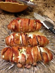 RedheadWhite&Food: Bacon Wrapped, Pork Tenderloin Stuffed with Jalapeno Cream Cheese! Pork Tenderloin Stuffed, Bacon Wrapped Pork Loin, Jalapeno Cream Cheese, Wrapped Pork Tenderloin, Thanksgiving Goodies, Cheese Christmas, Easy Suppers, Smoked Pork Tenderloin, Bacon Wrapped Pork Tenderloin