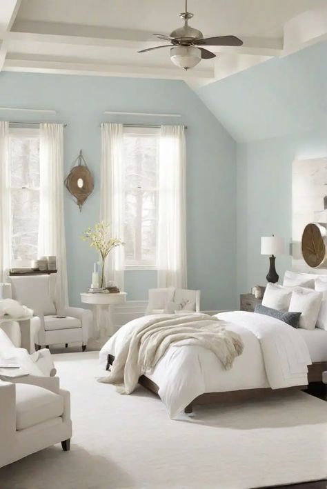 Sea Salt Bedroom, Alder Wood Kitchen Cabinets, Bedroom Paint Color, Sherwin Williams Sea Salt, Sea Salt Paint, Paint Guide, Sea Salt Sherwin Williams, Honey Oak Cabinets, Solid Wood Kitchen Cabinets