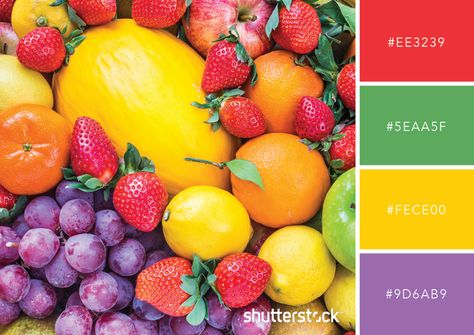 Juicy Color Palette, Sushi Platte, Palettes Color, Color Coordination, Mixing Colors, Hex Color Palette, Garden Images, Color Meanings, Color Palette Design