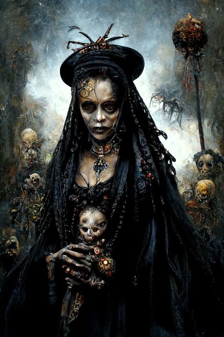 Voodoo Art Voodoo Queen Art, Voodoo Queen, Voodoo Art, Voodoo Priestess, Baron Samedi, New Orleans Voodoo, G Tattoo, Dramatic Arts, Queen Art