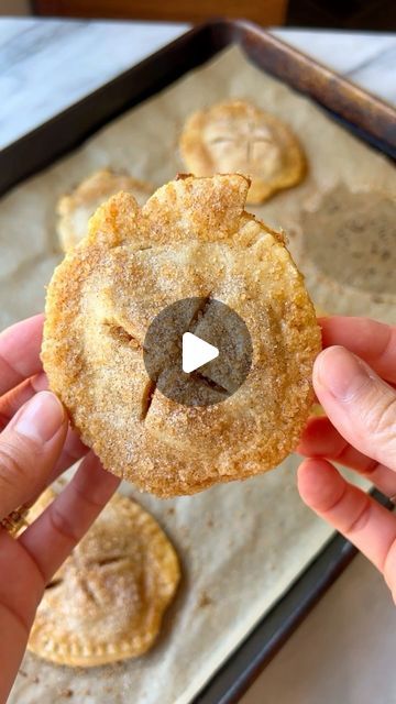 Jenna Barnard on Instagram: "Mini apple hand pies shaped like apples 🥹🍎 these cuties are SO easy to make and yet taste SO good. A quick homemade apple pie filling is baked into store bought pie dough ✨ full recipe is on my website!" Mini Apple Hand Pies, Fresh Apple Pie Recipe, Apple Pie Dough, Jenna Barnard, Crockpot Chicken Chili Recipes, Mini Apple Pie Recipe, Fathead Dough Recipe, Pastry Pie Crust, Pie Crust Cookies