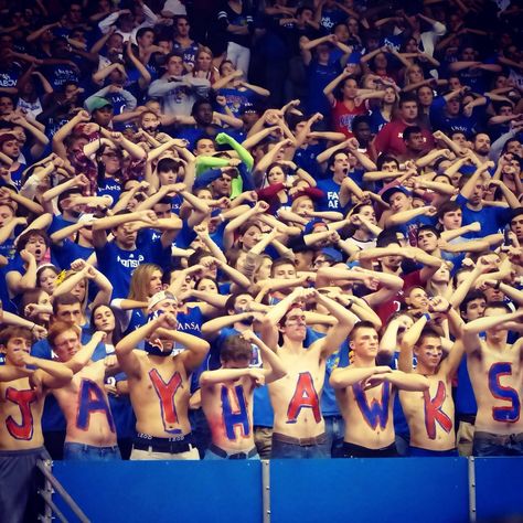 . Allen Fieldhouse, Kansas Basketball, Go Ku, Rock Chalk Jayhawk, Ku Jayhawks, Rock Chalk, University Of Kansas, Kansas Jayhawks, Best Fan