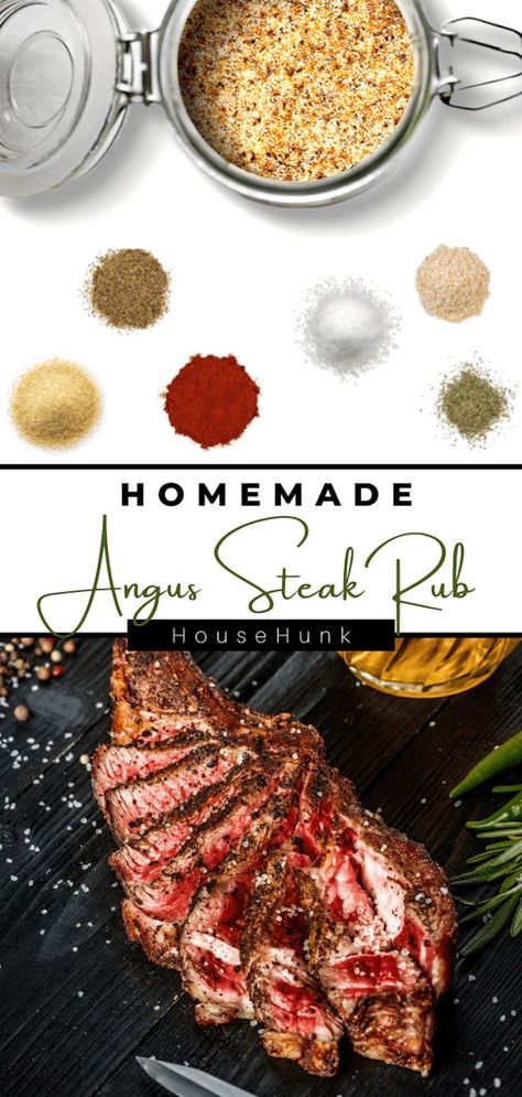 Homemade Steak Sauce, Seasoning Steak, Steak Seasoning Recipe, Best Steak Seasoning, Dry Rub For Steak, Steak On The Grill, Season Steak Recipes, Steak Rub, Angus Steak