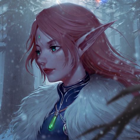 Elk Art, Winter Elf, Elf Characters, Conceptual Illustration, Concept Art Character, Environment Concept Art, Medieval Fantasy, Character Designs, Painting Process