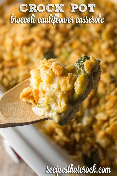 Are you looking for a tried and true side dish for your holiday table? Or are you already a fan of the oh-so-good cheesy Broccoli Cauliflower Casserole but cannot fit another thing in the oven? This Crock Pot Broccoli Cauliflower Casserole recipe is perfect for your needs! Hey y’all! GOODe Ole Boy here!...Read More » Cheesy Broccoli Cauliflower Casserole, Cheesy Broccoli Cauliflower, Appalachian Kitchen, Broccoli Cauliflower Casserole, Cauliflower Casserole Recipes, Crock Pot Food, Crock Pot Recipe, Crockpot Casserole, Cheesy Broccoli