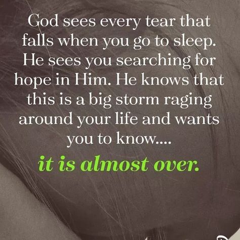 God Sees Your Tears Quotes, Tears Quotes, Im A Survivor, Life Thoughts, Christian Memes, Scripture Art, Dear Lord, English Quotes, Go To Sleep