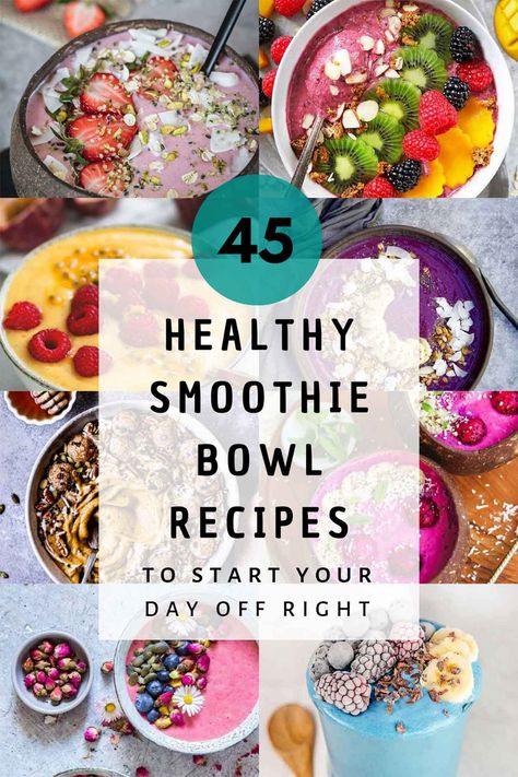 Rush Bowl Recipe, Loaded Smoothie Bowl, Smoothie Bowl Toppings List, Smoothie King Smoothie Bowl, Healthy Smoothie Bowl Recipes Breakfast, Smoothie Bowl Toppings Ideas, Best Smoothie Bowl Recipe, Smoothie Toppings, Thick Smoothie Bowl Recipe