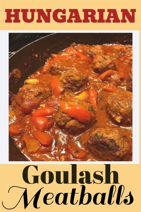 Hungarian Meatballs, Hungarian Goulash, Savory Meatballs, Spicy Meatballs, Goulash Recipes, Appetizers For A Crowd, Meatballs Easy, Quick And Easy Appetizers, Meatballs Recipe