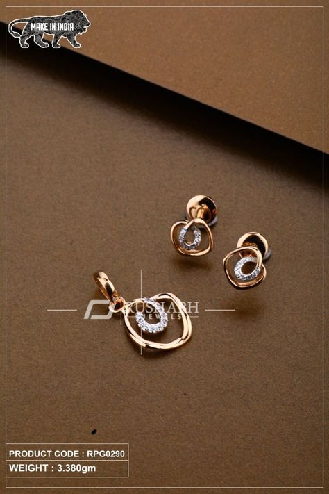 Pendent Earrings Set Gold, Pendent Set Gold, Gold Earrings Studs Simple, Rose Gold Pendant Set, Pendant Set Gold, Simple Jewelry Earrings, Unique Diamond Earrings, Gold Pendant Set, Pearl Earrings Designs