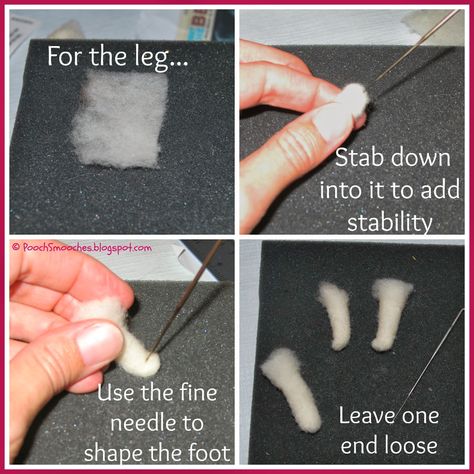 Pooch Smooches: How To Needle Felt a Dog: There Will Be Blood Needle Felted Dog Tutorial How To Make, Needle Felt Dog, Felt Dog Pattern, There Will Be Blood, Felting Animals, Felted Crafts, Felting Diy, Needle Felting Tutorial, Felt Dog