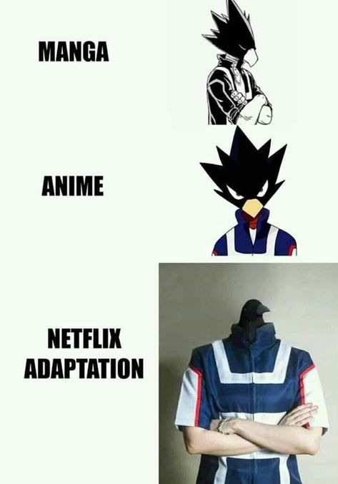 Manga Anime Netflix Adaptation, Memes Bnha, Bnha Memes, Mha Memes, Memes Animes, Mha Stuff, My Hero Academia Memes, Boku No Hero Academia Funny, Anime Jokes