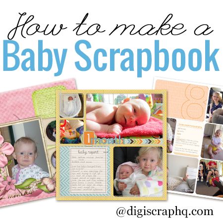 Scrapbook Baby Book Ideas, Year Album, Baby Books Diy, Paper Bag Scrapbook, Baby Scrapbook Album, Creating Keepsakes, Baby Scrapbook Pages, Scrapbooking Layouts Baby, Baby Layouts