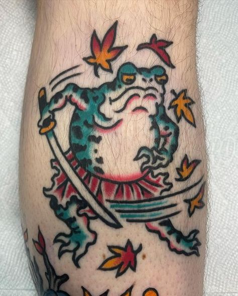 American Traditional Japanese, Cincinnati Tattoo, Toad Tattoo, Bonsai Tattoo, Japanese American, American Traditional Tattoo, S Tattoo, American Traditional, Tattoo Inspo