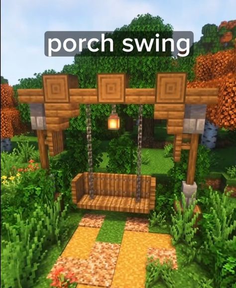 Minecraft Porch, Minecraft E, Minecraft House Ideas, Minecraft Farm, Mc Builds, Animal Crossing Guide, Minecraft Things, Minecraft Build Ideas, Sorting Hat