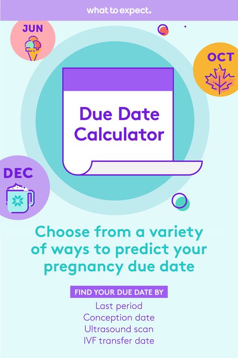 When is your baby due? How big is your baby this week? Use WhatToExpect.com's Pregnancy Due Date Calculator to estimate your baby's due date based on the first day of your last period, the date you conceived and other methods. Baby Due Date Calculator, Pregnancy Week Calculator, Pregnancy Calendar Due Date, Conception Calculator, Pregnancy Date, Pregnancy Due Date Calculator, Due Date Calculator, Conception Date, Pregnancy Due Date