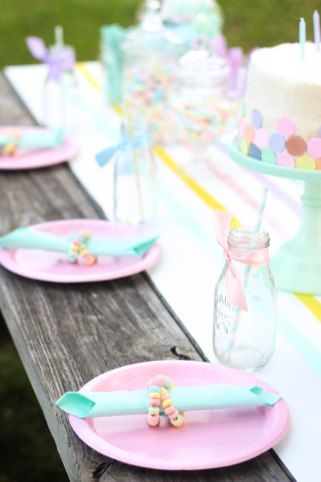 4de Verjaardag, Candy Theme Birthday Party, Candy Birthday, Pastel Birthday, Sprinkle Party, Candy Birthday Party, Pastel Candy, Pastel Party, Candyland Birthday