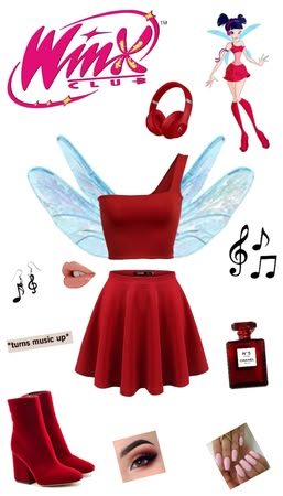 Musa Winx Costume Ideas, Flora From Winx Club Costume, Wix Club Costume, Tecna Winx Club Outfit, Winx Club Kostüm, Winks Club Costume, Winx Club Outfits Costumes, Musa Winx Club Costume, Winx Flora Costume