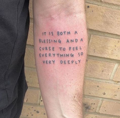 3am Tattoo, Deep Tattoo Quotes, Poetry Tattoo Ideas, Bpd Quote Tattoos, Anger Issues Tattoo, Freefall Tattoo, Tattoos Ideas Bpd, Deep Tattoo Ideas, Writing Tattoos