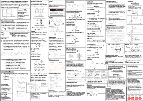 VCE unit 3 and 4 physics cheat sheet - Year 12 - Unit 4 - VCE - StuDocu Wave Optics Formula Sheet, Ray Optics Formula Sheet, Physics Cheat Sheet, Force Physics, Cheet Sheet, Physics Revision, Longitudinal Wave, Physics Mechanics, General Physics