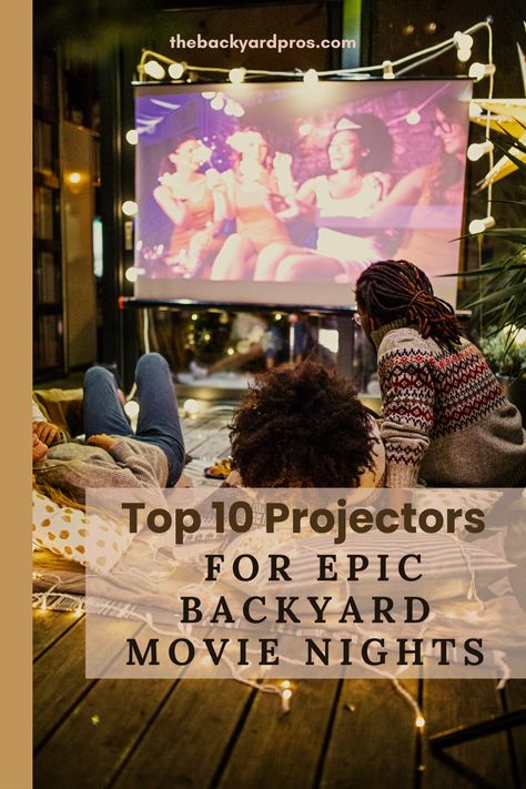 Discover the top 10 projectors for epic backyard movie nights. From high-resolution displays to user-friendly features, these projectors will elevate your outdoor viewing experience and create unforgettable movie nights with friends and family. Outdoor Movie Set Up, Outdoor Movie Theater Backyard, Outdoor Projector Ideas, Backyard Projector, Outside Projector, Projector Screen Diy, Movie Duos, Outdoor Projector Screen, Cool Backyard