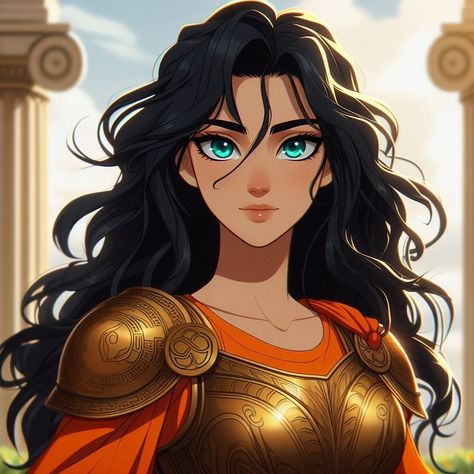 Greek Face Claim, Percy Jackson Oc Art, Percy Jackson Oc Characters, Female Percy Jackson, Fem Percy Jackson Fanart, Female Percy Jackson Fanart, Fem Percy Jackson, Thalia Percy Jackson Fanart, Soia Fanart Pjo