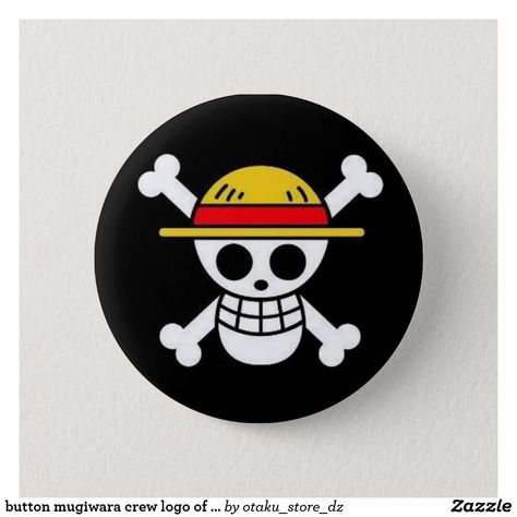 button mugiwara crew logo of one piece Diy Cutouts, One Piece Merchandise, Anime Pins, Make Buttons, Custom Buttons, Circle Art, How To Make Buttons, Circle Design, One Piece (anime)