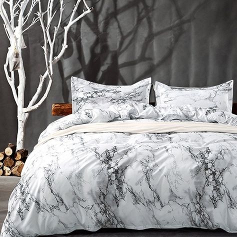 Marble Duvet Cover, Cute Duvet Covers, Queen Bedding, Best Duvet Covers, Sham Bedding, Bedding Duvet, Luxury Bedding Sets, Down Comforter, Queen Comforter Sets