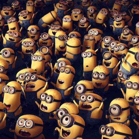 Minions Despicable Me Cute Yellow Art Illustration  #retina #iPad #Air #wallpaper When U See It, Despicable Minions, Minion Characters, Minion Love, Avengers Film, Minions Love, Minions Wallpaper, Yuval Noah Harari, Despicable Me 2