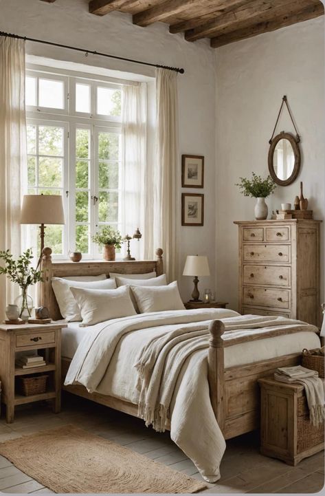 Small Country Bedroom, Wood Cabin Bedroom, Cozy Bedroom Ideas Small Room, Cozy Country Bedroom, Modern Country Bedroom, Small Farmhouse Bedroom, Rustic Cabin Bedroom, Country Cottage Bedroom, Modern Industrial Living Room