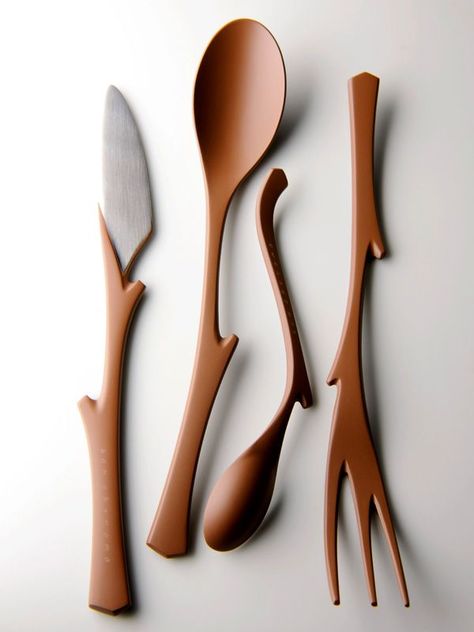 Eda Cutlery, Appearances Inspiration, Okuyama Design, Red Dots, Ken Okuyama, Nature Shape, Products Design, Dots Awards, High Organizations #pfister #indira Spatulas, Yanko Design, Organic Design, Wooden Spoons, Red Dots, Objects Design, Forks, Wood Carving, Spoons