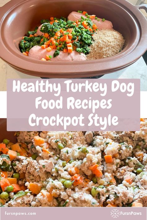 Healthy Crockpot Meals For Dogs Dog Crock Pot Meals, Turkey Dog Food Recipes Crockpot, Homemade Dog Food Turkey, Ground Turkey Dog Food Recipes Crockpot, Ground Turkey Dog Food Recipes, Crock Pot Dog Food Recipes, Turkey Dog Food Recipes, Crockpot Dog Food Recipes Vet Approved, Slow Cooker Dog Food Recipes