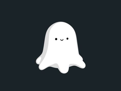 Ghost drib Cute Ghost Animation, Ghost Animation, Ghost Gif, Cute Animation, Ghost Logo, Helloween Wallpaper, Spirit Ghost, Halloween Wallpaper Cute, Ghost Cartoon