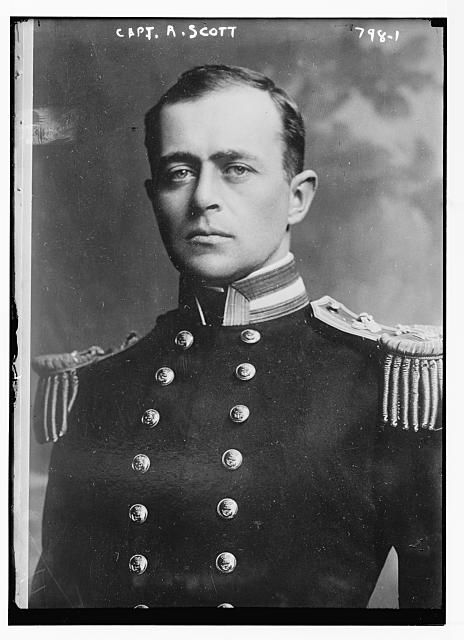 Capt. R. Scott, in uniform Robert Falcon Scott, Royal Navy Officer, Roald Amundsen, Peter And The Starcatcher, Arctic Explorers, The Miracle Worker, Heroic Age, Robert Scott, Royal Navy