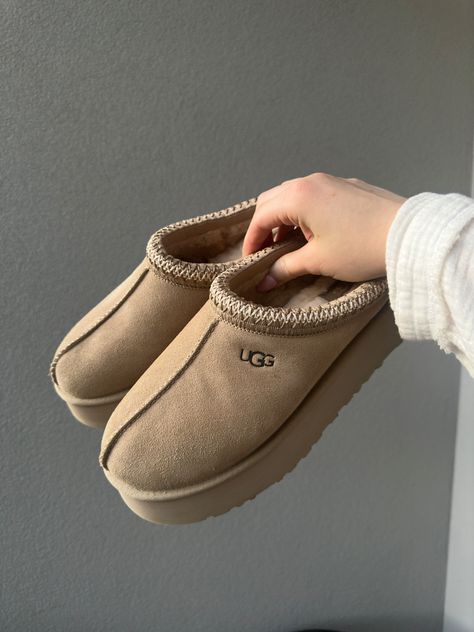 UGG tazz mustard seed viral shoe for fall 2023 Ugg Slippers Mustard Seed, Ugh Tazz Slipper Mustard Seed, Ugg Classic Ultra Mini Mustard Seed, Ugg Mustard Seed, Ugg Tazz Mustard Seed, Mustard Seed Platform Uggs, Tazz Ugg, Tazz Slipper, Ugg Tazz