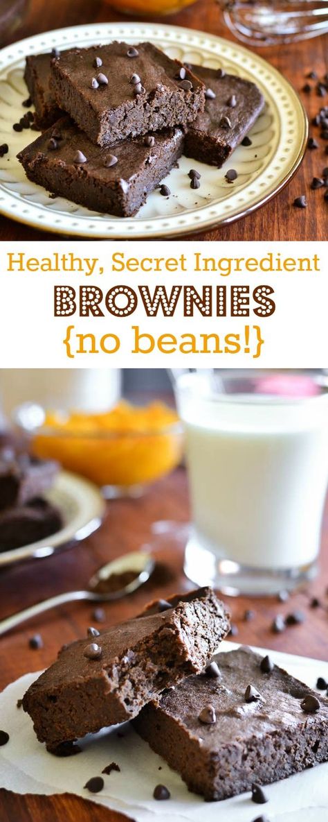 21 Day Fix Secret Ingredient Brownies {No Beans!} - A healthy dessert recipe! 21 Day Fix Desserts, 21 Day Fix Snacks, 21 Day Fix Diet, Perfect Brownies, Ketogenic Desserts, Clean Dessert, Sweet Easy, Beachbody Recipes, Healthy Diets