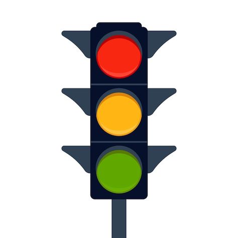 Signal electric traffic light on road, s... | Premium Vector #Freepik #vector #stop-light #traffic-signal #semaphore #trafic-light Traffic Light Illustration, Road Signal, Traffic Symbols, Traffic Signals, Journaling Printables, Bible Journaling Printables, Circle Drawing, Traffic Signal, Stop Light