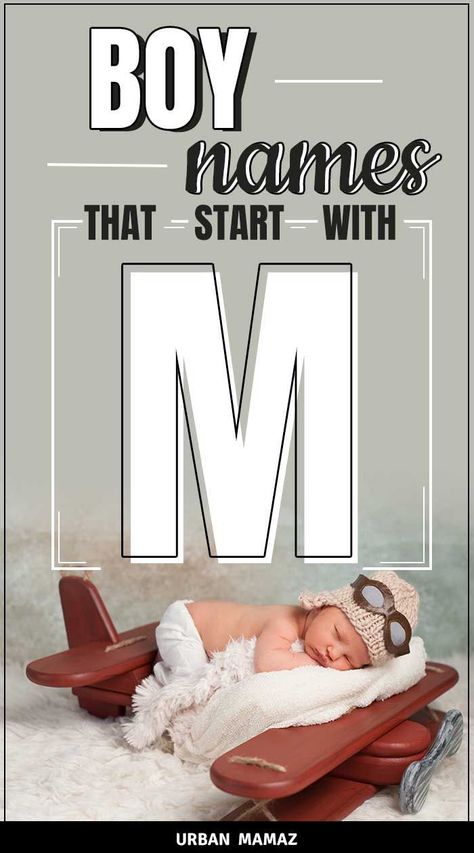 M Boy Names, Names Starting With M, Names Starting With A, Unique Baby Boy Names, M Names, Unique Boy Names, The Letter M, Baby Name List