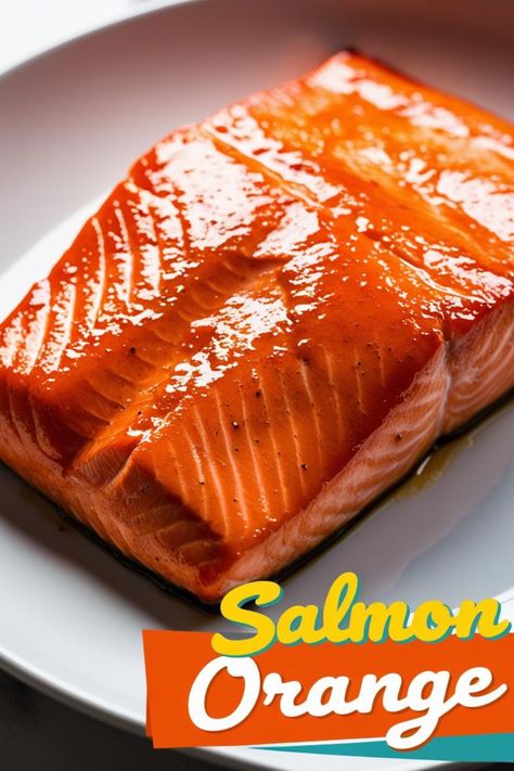 Prepare for a flavor explosion with this Orange Glazed Salmon! The rich salmon is smothered in a tangy-sweet orange glaze, then baked to perfection. Whether you’re new to cooking salmon or a seasoned pro, this recipe is sure to impress with its bold, fresh flavor. Hashtags: #SalmonRecipe #OrangeGlazedSalmon #HealthyEating #EasyDinner #CitrusFlavors #SeafoodDinner #GlazedSalmon #Foodie Orange Salmon Recipes, Salmon Recipes Oven, Orange Glazed Salmon, Salmon Glaze Recipes, Salmon Marinade, Special Meals, Juicy Orange, Orange Salmon, Recipe For Dinner