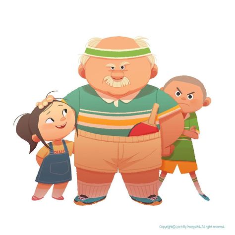 홍승욱 on Instagram: “pingpong family _ _ #drawing #painting #animation #design #conceptart #illustration #그림 #characterdesign #doodle #character #art #artwork…” Family Character Design, Painting Animation, Dreamy Artwork, Picture Books Illustration, Creating Characters, Kid Character, Animation Design, Cartoon Character Design, Character Design References