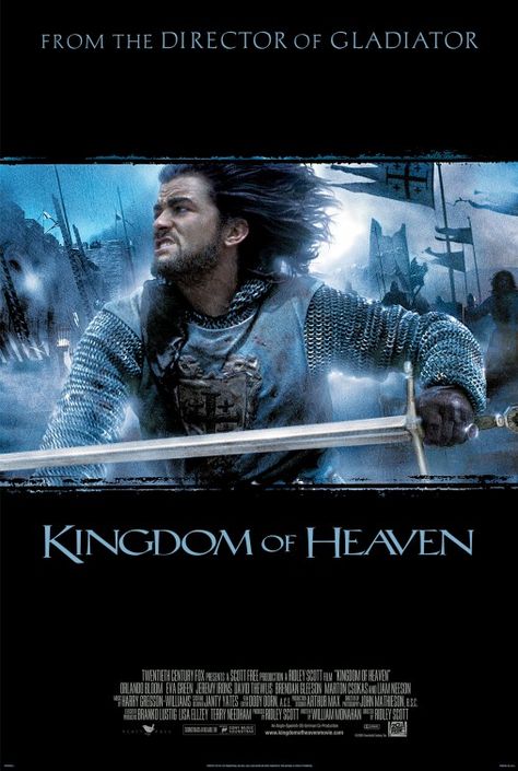 Kingdom of Heaven (2005) Path To Heaven, Italian Movie Posters, Movie Plot, Empire Romain, Edward Norton, Kirk Douglas, Ridley Scott, Liam Neeson, Kingdom Of Heaven