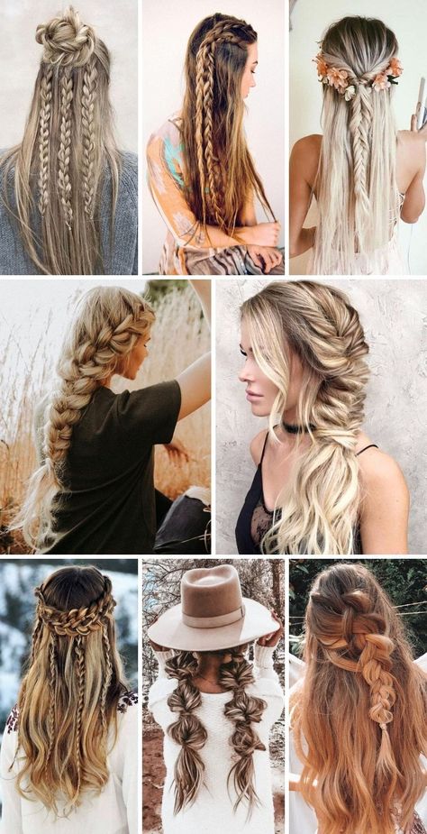 Braided Hairstyles Boho, Boho Updo Hairstyles, Boho Braided Hairstyles, Boho Chic Hairstyles, Looks Hippie, Look Hippie Chic, Boho Updo, Boho Hairstyle, Look Boho Chic